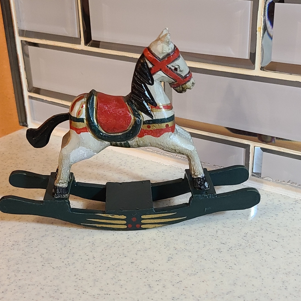 Wooden rockin horse for sale - Picture 3 of 7